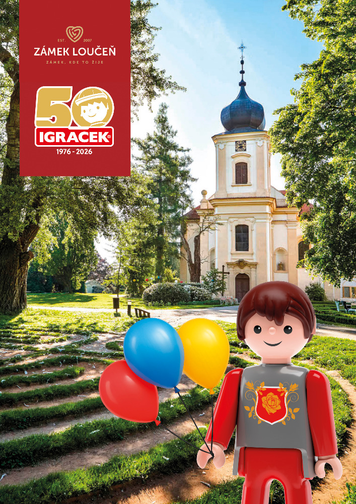 Den s Igr��kem na z�mku Lou�e� se spoustu z�bavy