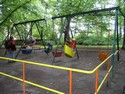 Dtsk hit v zmeckm parku v Rychnov nad Kn