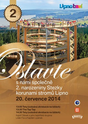 Stezka korunami strom slav 2. narozeniny