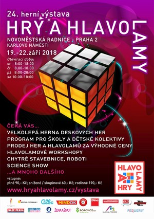 Výherce soutěže o stolní hry a vstupenky na herní výstavu Hry a hlavolamy