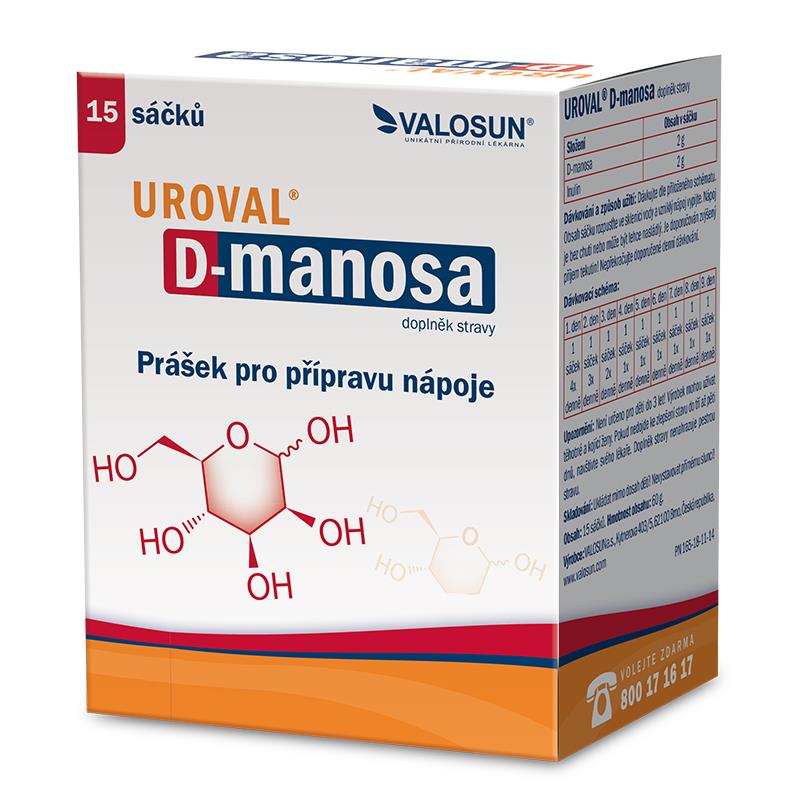 Vherci soute o balky Uroval D-manosa